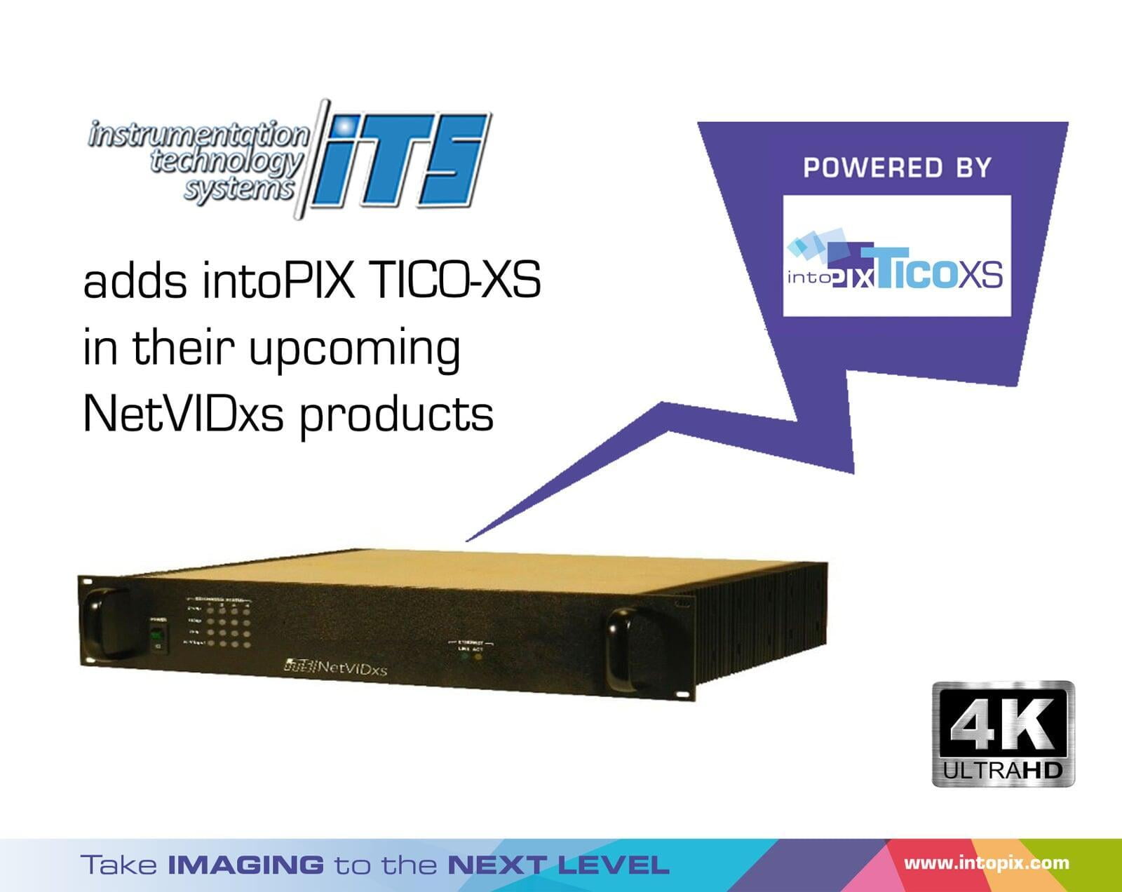 Instrumentation Technology Systems, 곧 출시될 NetVIDx에 intoPIX TicoXS를 추가